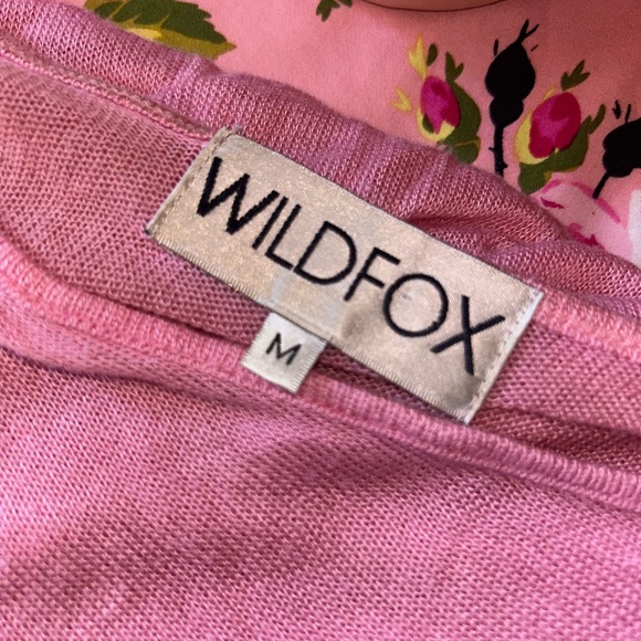 Wildfox Pink Barbie Top swimsuit coverup poncho Sarong wrap - Picture 3 of 4